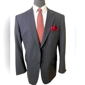 PRONTO• UOMO MENS  FROMAL DRESS BLAZ 100% WOOL BLAZER HAS BEEN ALTERED☑️